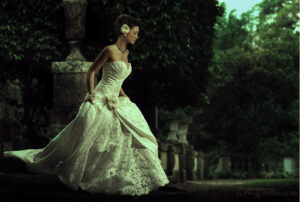 Woman formal fashion shoot